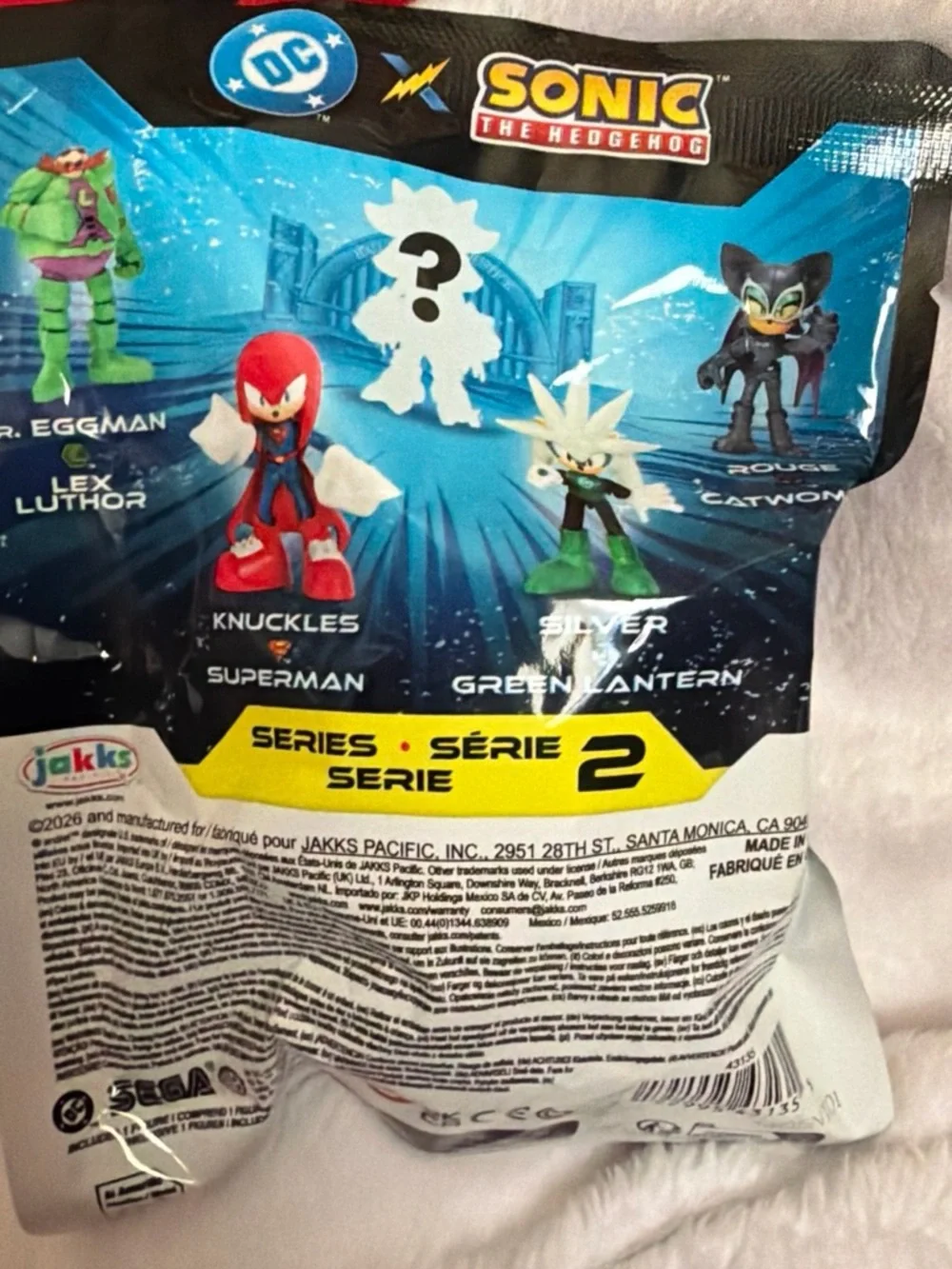 Sonic the Hedgehog Series 2 Collectible Blind Bag - Blue